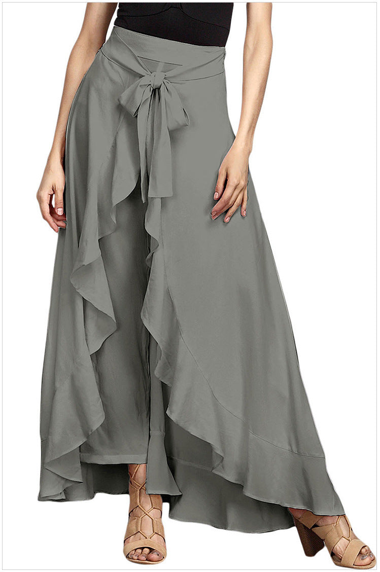Women’s Layered Ruffle Maxi Skirt