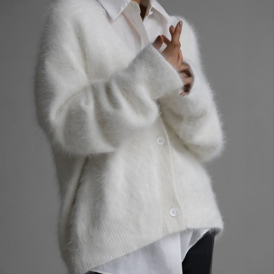 Women’s Soft Fluffy Knit Cardigan