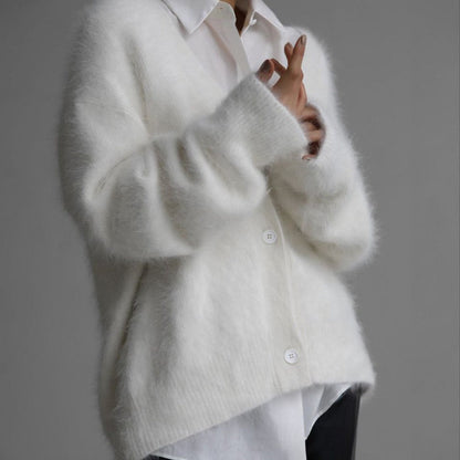 Women’s Soft Fluffy Knit Cardigan