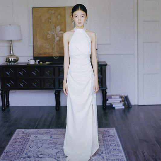 Women’s High-Neck Sleeveless Maxi Dress