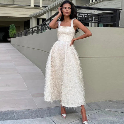 Women’s Textured A-Line Midi Dress