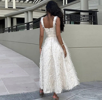 Women’s Textured A-Line Midi Dress