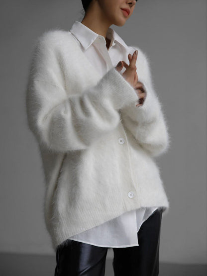 Women’s Soft Fluffy Knit Cardigan